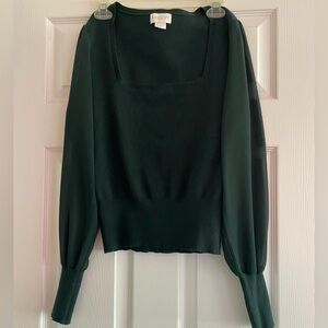 APRICOT Dark Green Women's Sweater